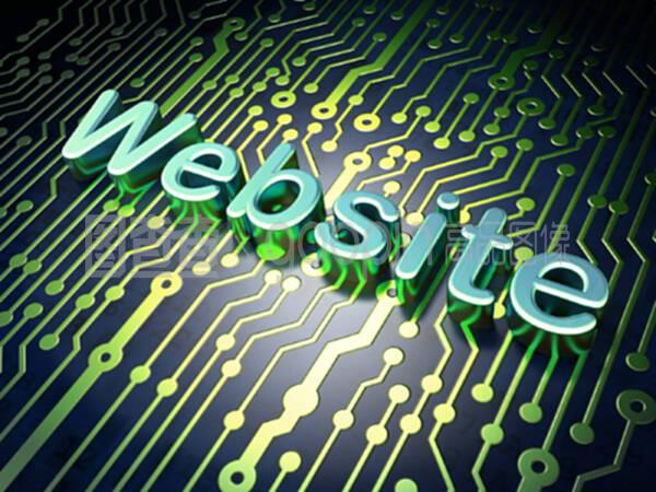 基于電路板背景的seo網絡開發概念網站